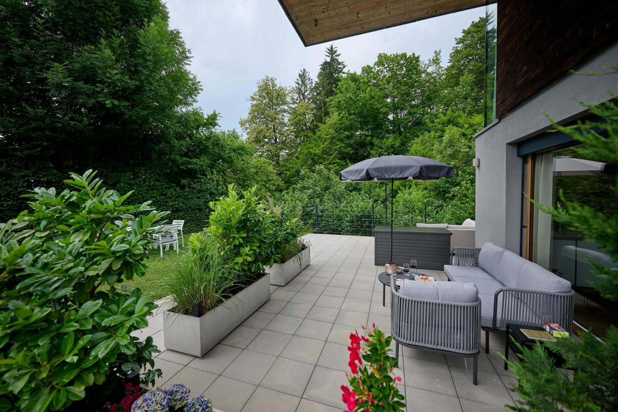 Charmantes Apartment Im Gruenen Brégence Extérieur photo