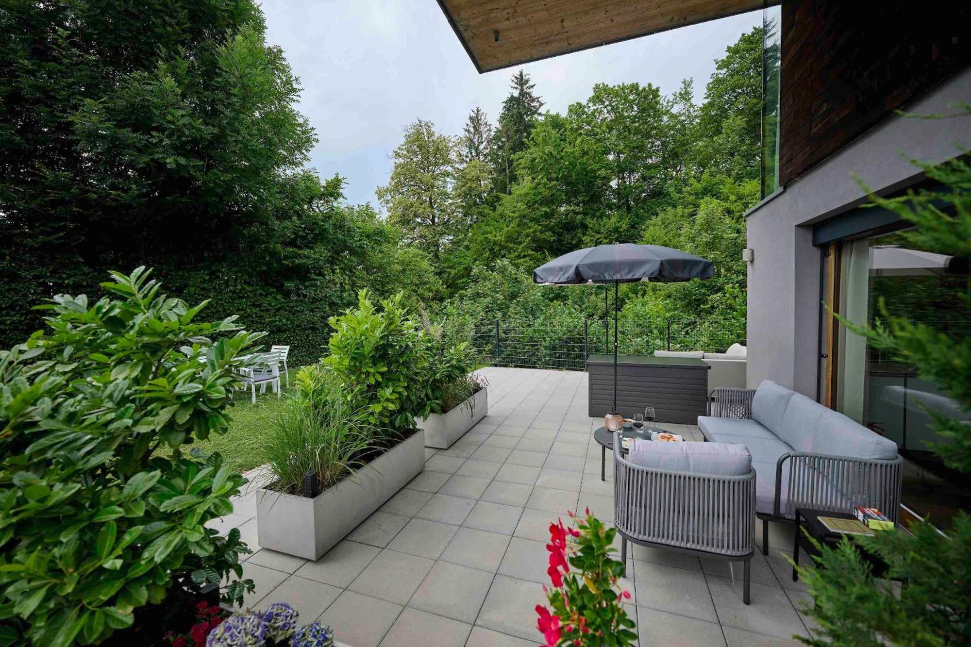 Charmantes Apartment Im Gruenen Brégence Extérieur photo